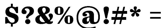 Right Serif Variable 34 Font OTHER CHARS