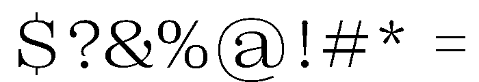 Right Serif Variable 37 Font OTHER CHARS