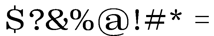 Right Serif Variable 38 Font OTHER CHARS