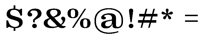Right Serif Variable 39 Font OTHER CHARS