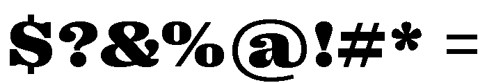 Right Serif Variable 42 Font OTHER CHARS
