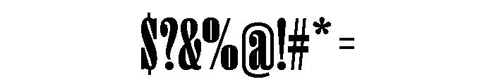 Right Serif Variable 7 Font OTHER CHARS