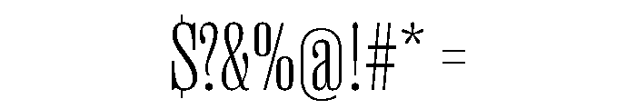 Right Serif Variable 8 Font OTHER CHARS