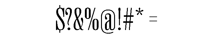 Right Serif Variable 9 Font OTHER CHARS