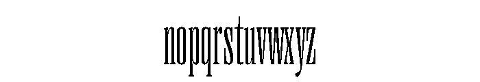 Right Serif Variable Font LOWERCASE