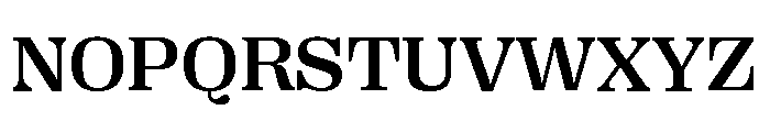 Right Serif Wide Variable 4 Font UPPERCASE