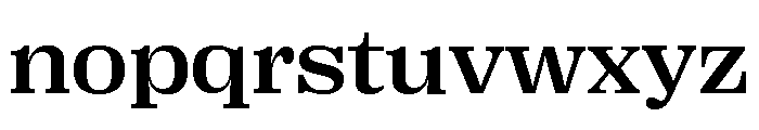 Right Serif Wide Variable 4 Font LOWERCASE