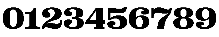Right Serif Wide Variable 6 Font OTHER CHARS