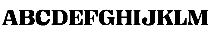 Right Serif Wide Variable 6 Font UPPERCASE