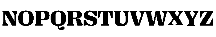 Right Serif Wide Variable 6 Font UPPERCASE