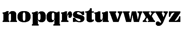 Right Serif Wide Variable 7 Font LOWERCASE