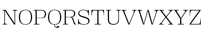 Right Serif Wide Variable Font UPPERCASE