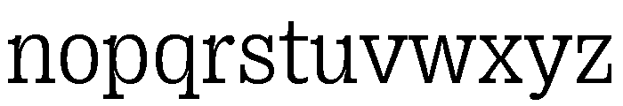Right Slab Casual Variable 2 Font LOWERCASE