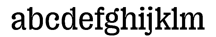 Right Slab Casual Variable 3 FONT