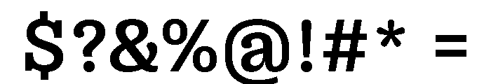 Right Slab Casual Variable 4 Font OTHER CHARS