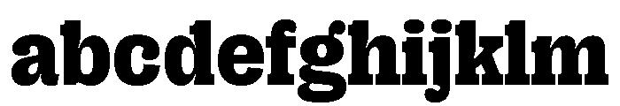 Right Slab Casual Variable 6 FONT