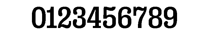Right Slab Compact Medium Font OTHER CHARS