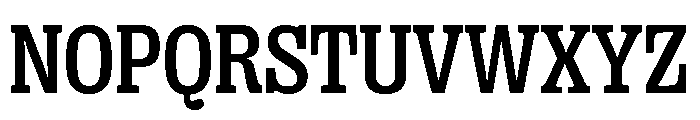 Right Slab Compact Medium Font UPPERCASE