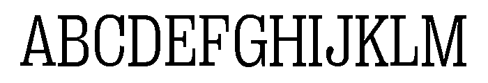 Right Slab Compact Variable 2 Font UPPERCASE