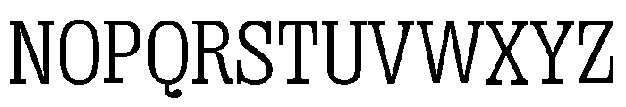 Right Slab Compact Variable 2 Font UPPERCASE