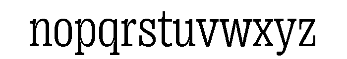 Right Slab Compact Variable 2 Font LOWERCASE