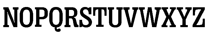 Right Slab Compact Variable 4 Font UPPERCASE
