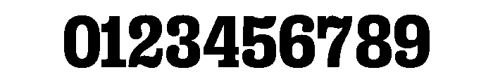 Right Slab Compact Variable 6 Font OTHER CHARS