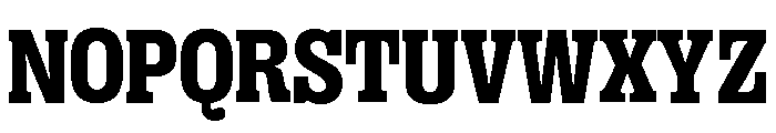 Right Slab Compact Variable 6 Font UPPERCASE