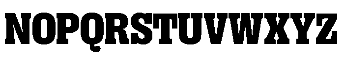 Right Slab Compact Variable 7 Font UPPERCASE