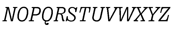 Right Slab Italic Variable 2 Font UPPERCASE