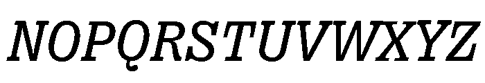 Right Slab Italic Variable 3 Font UPPERCASE