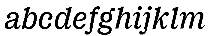 Right Slab Italic Variable 3 FONT