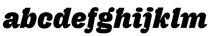 Right Slab Italic Variable 7 FONT