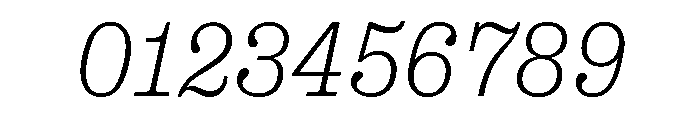 Right Slab Italic Variable Font OTHER CHARS