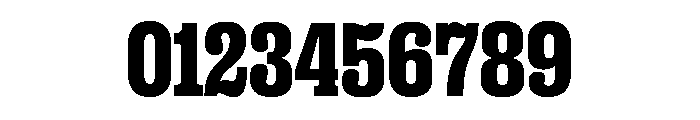 Right Slab Narrow Variable 7 Font OTHER CHARS