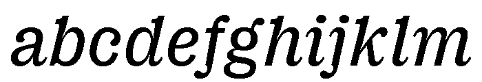 Right Slab Regular Italic FONT