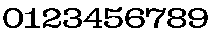 Right Slab Spatial Variable 3 Font OTHER CHARS