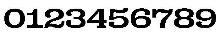Right Slab Spatial Variable 4 Font OTHER CHARS