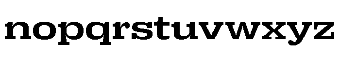 Right Slab Spatial Variable 4 Font LOWERCASE