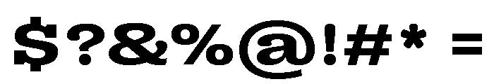 Right Slab Spatial Variable 5 Font OTHER CHARS