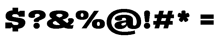 Right Slab Spatial Variable 6 Font OTHER CHARS