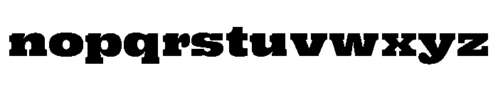 Right Slab Spatial Variable 7 Font LOWERCASE