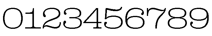 Right Slab Spatial Variable Font OTHER CHARS