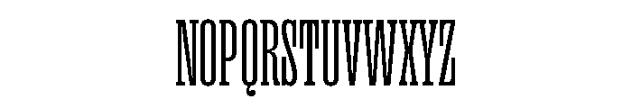 Right Slab Tall Variable 2 Font UPPERCASE