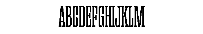 Right Slab Tall Variable 3 Font UPPERCASE