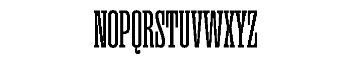 Right Slab Tall Variable 3 Font UPPERCASE