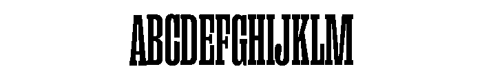 Right Slab Tall Variable 5 Font UPPERCASE