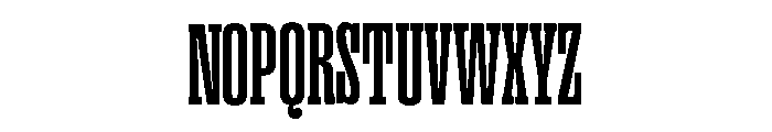 Right Slab Tall Variable 5 Font UPPERCASE
