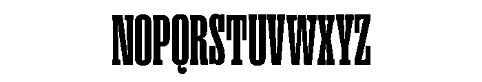 Right Slab Tall Variable 6 Font UPPERCASE