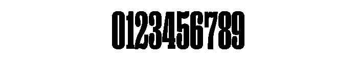 Right Slab Tall Variable 7 Font OTHER CHARS